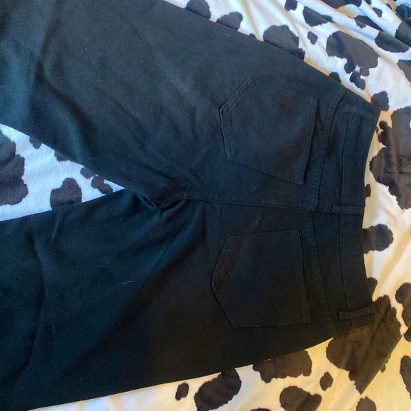 Black jeans with butterfly prom on front - Picture 2 of 3